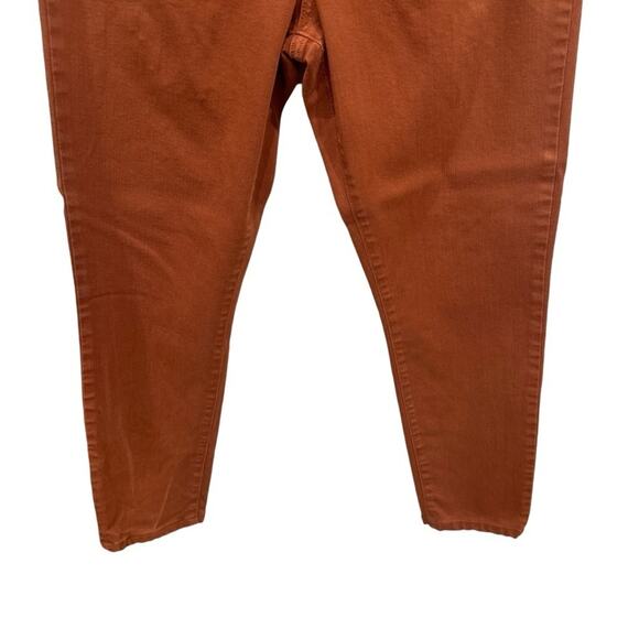 Flying Monkey Women's Orange Rust Low Rise Stretch Jeans Size 29 - Picture 5 of 10